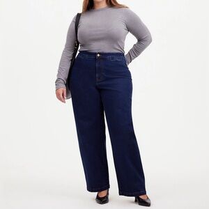 Madewell Dark Blue Flare Jeans